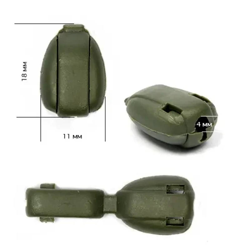 Наконечник 3224 Чорний 500 шт
